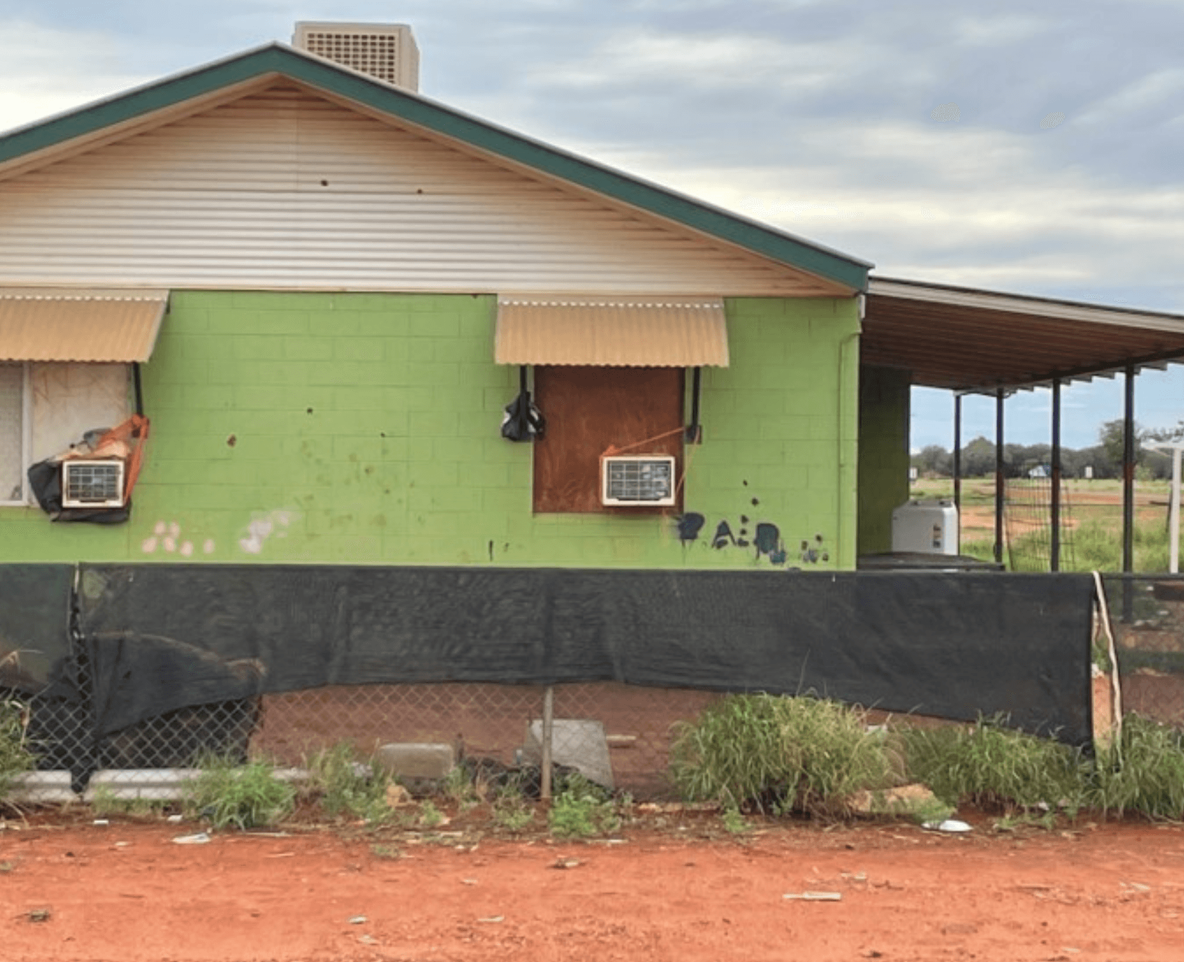 A house in Yuendumu, Northern Territory