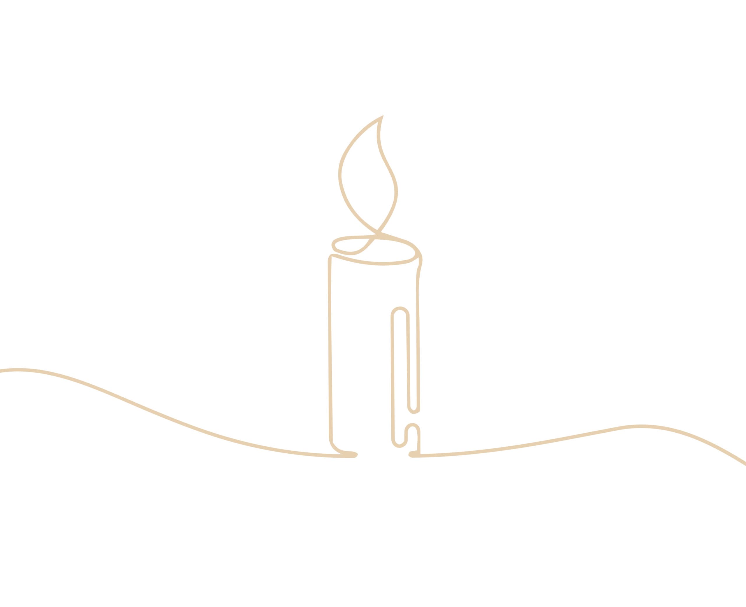 Candle illustration