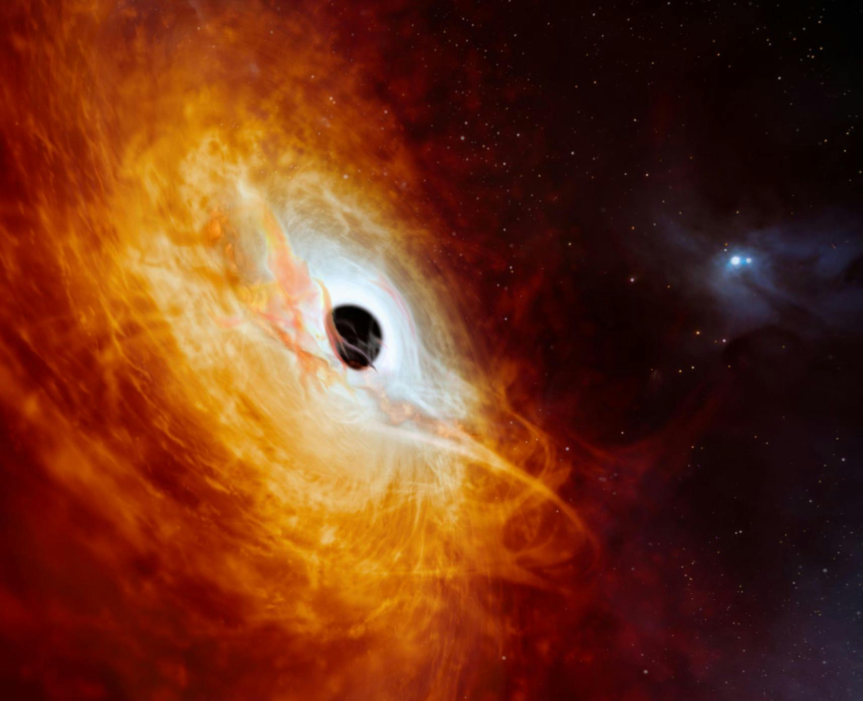 Monster black hole devouring one sun every day article image